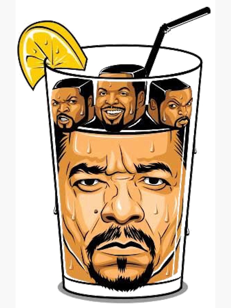 Detail Ice Tea Ice Cube T Shirt Nomer 2