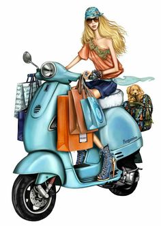 Detail Vespa Bilder Gemalt Nomer 21