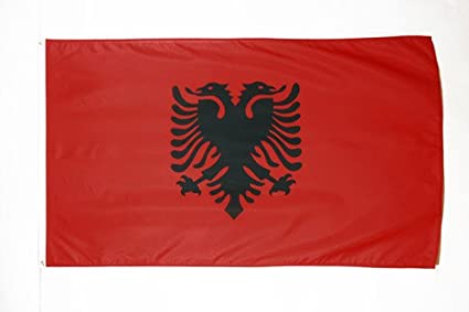 Albanisch Flagge - KibrisPDR