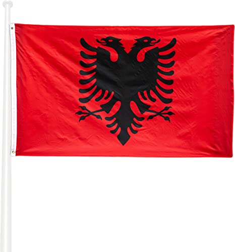 Detail Albanisch Flagge Nomer 7