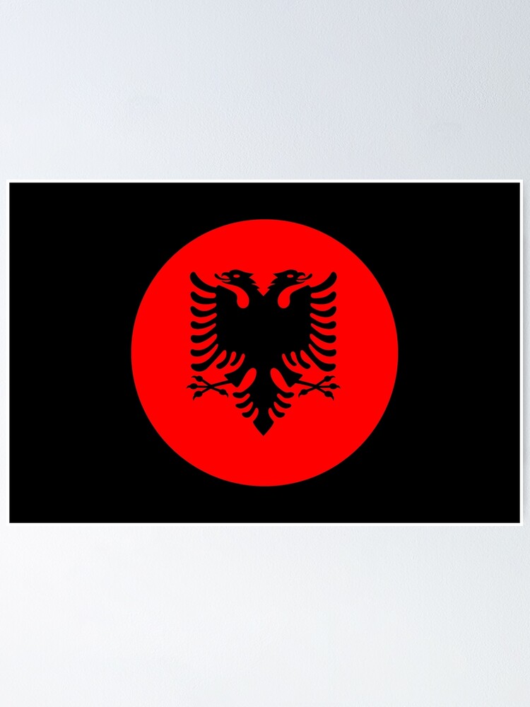 Detail Albanisch Flagge Nomer 10