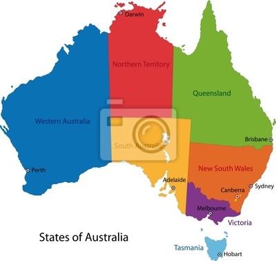 Australische Weltkarte - KibrisPDR