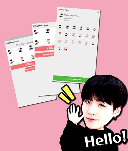 Detail Bts Stickers For Whatsapp Iphone Nomer 9