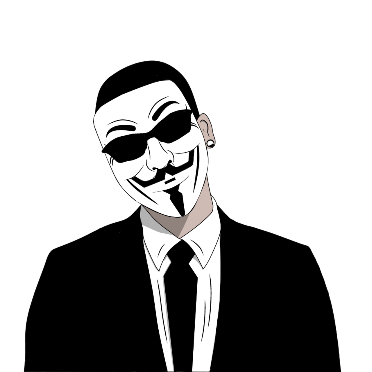 Detail Gambar Anonymous Hacker Nomer 45