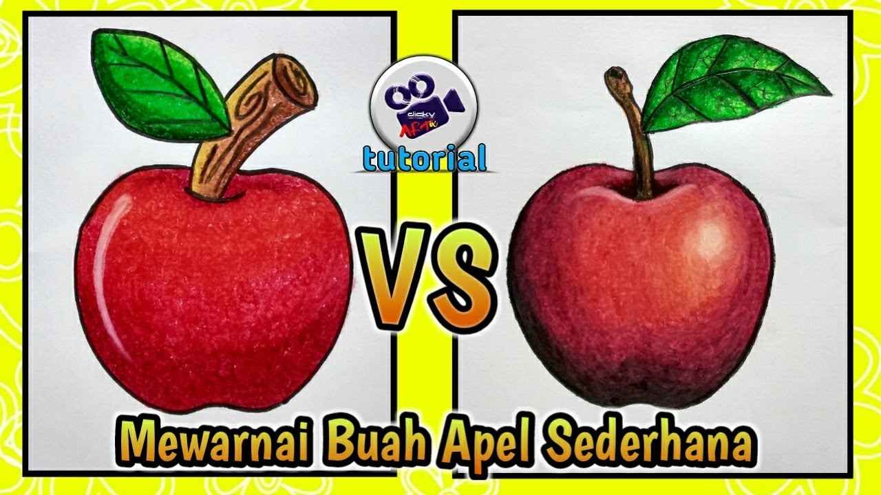 Detail Gambar Apel Mewarnai Nomer 54