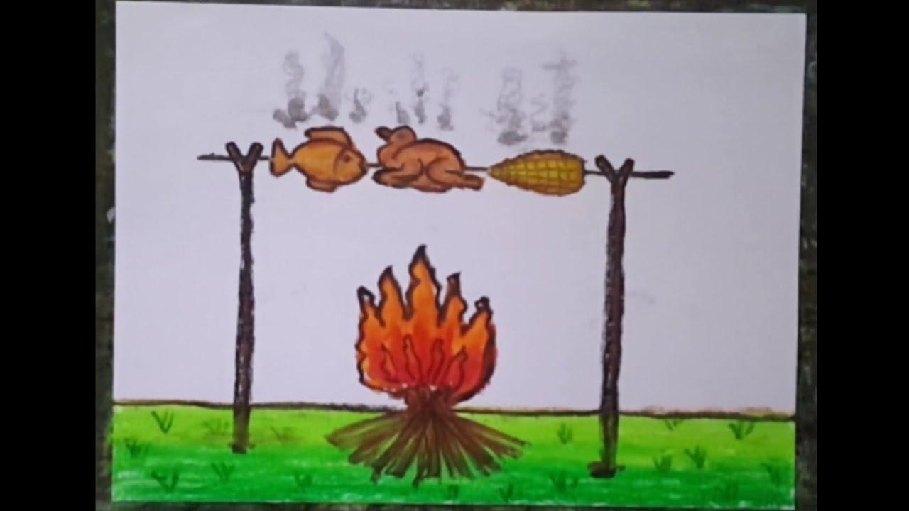 Detail Gambar Api Unggun Anak Tk Nomer 31
