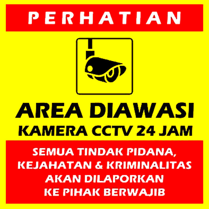 Detail Gambar Area Ini Diawasi Cctv Nomer 18