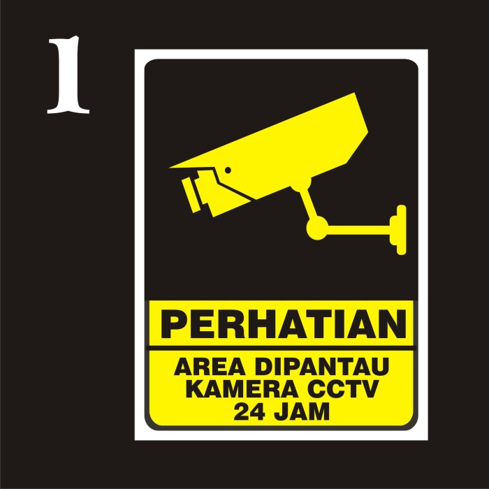 Detail Gambar Area Ini Diawasi Cctv Nomer 8