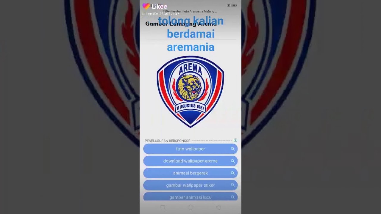 Detail Gambar Arema Cronus Nomer 33