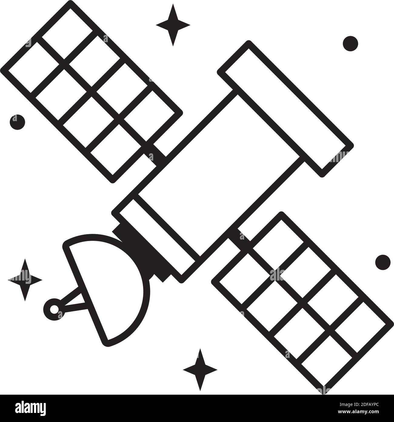 Detail Satellite Vector Nomer 19