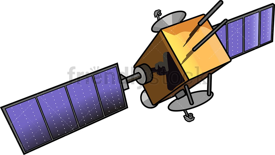 Detail Satellite Vector Nomer 20