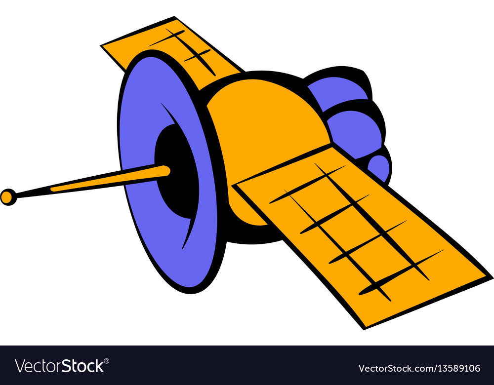 Detail Satellite Vector Nomer 7