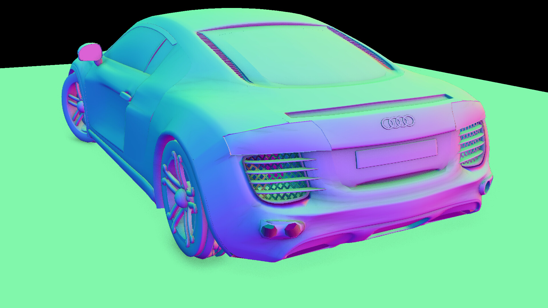 Detail Blender Car Render Nomer 11
