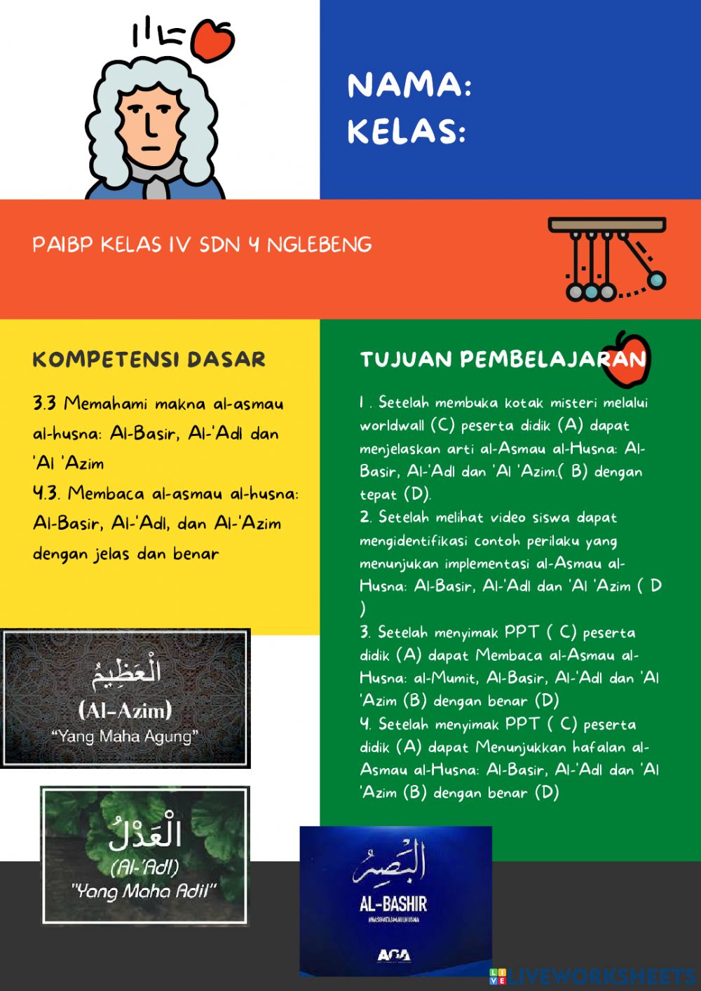 Detail Gambar Asmaul Husna Al Bashir Nomer 26