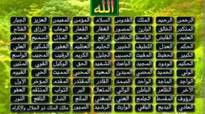 Detail Gambar Asmaul Husna Al Bashir Nomer 45