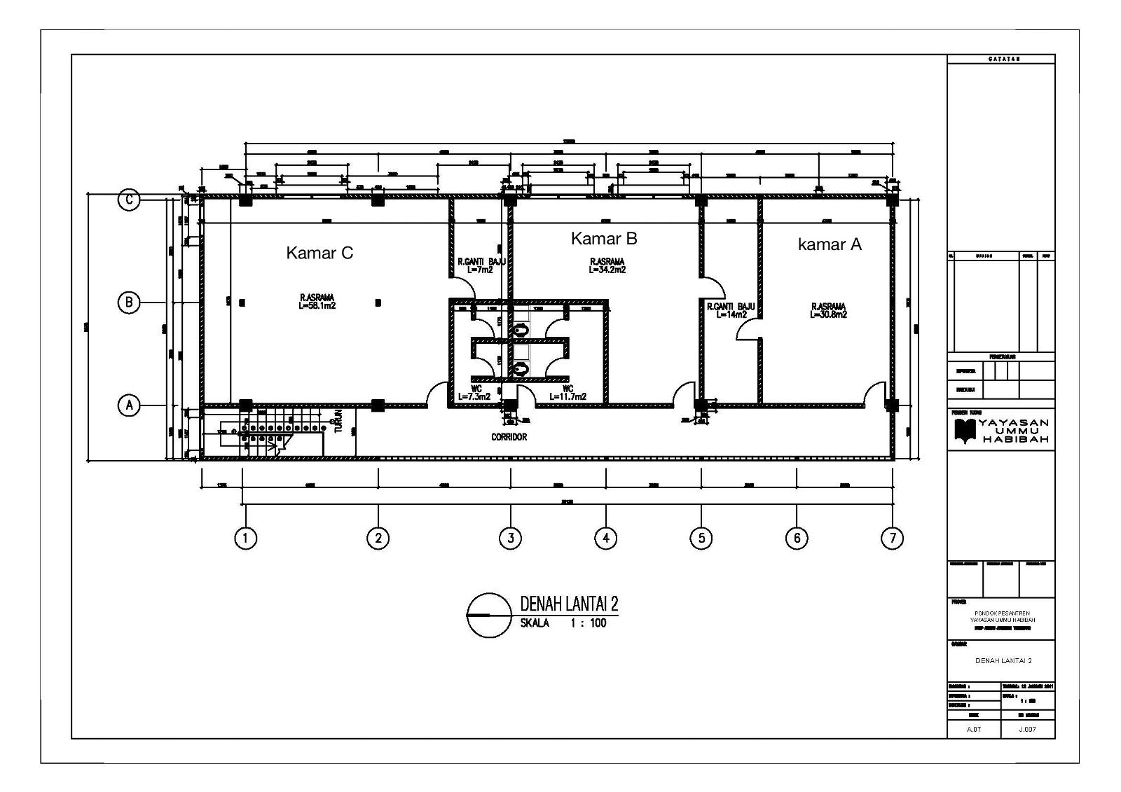 Detail Gambar Asrama 4 Lantai Nomer 2