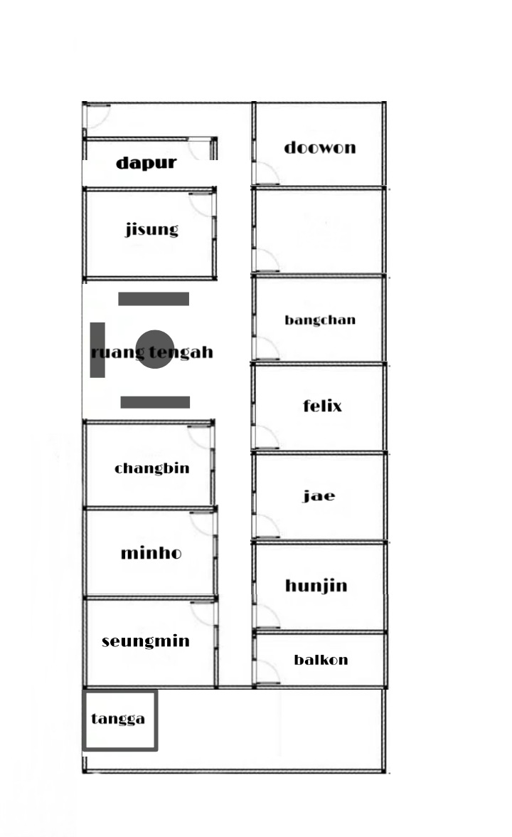 Detail Gambar Asrama Lantai 3 Nomer 18