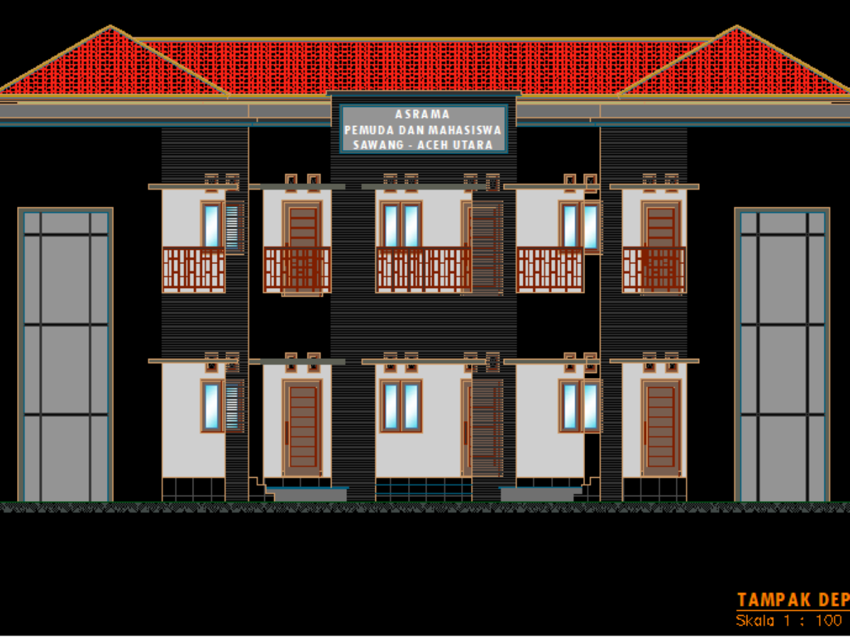 Detail Gambar Asrama Lantai 3 Nomer 7