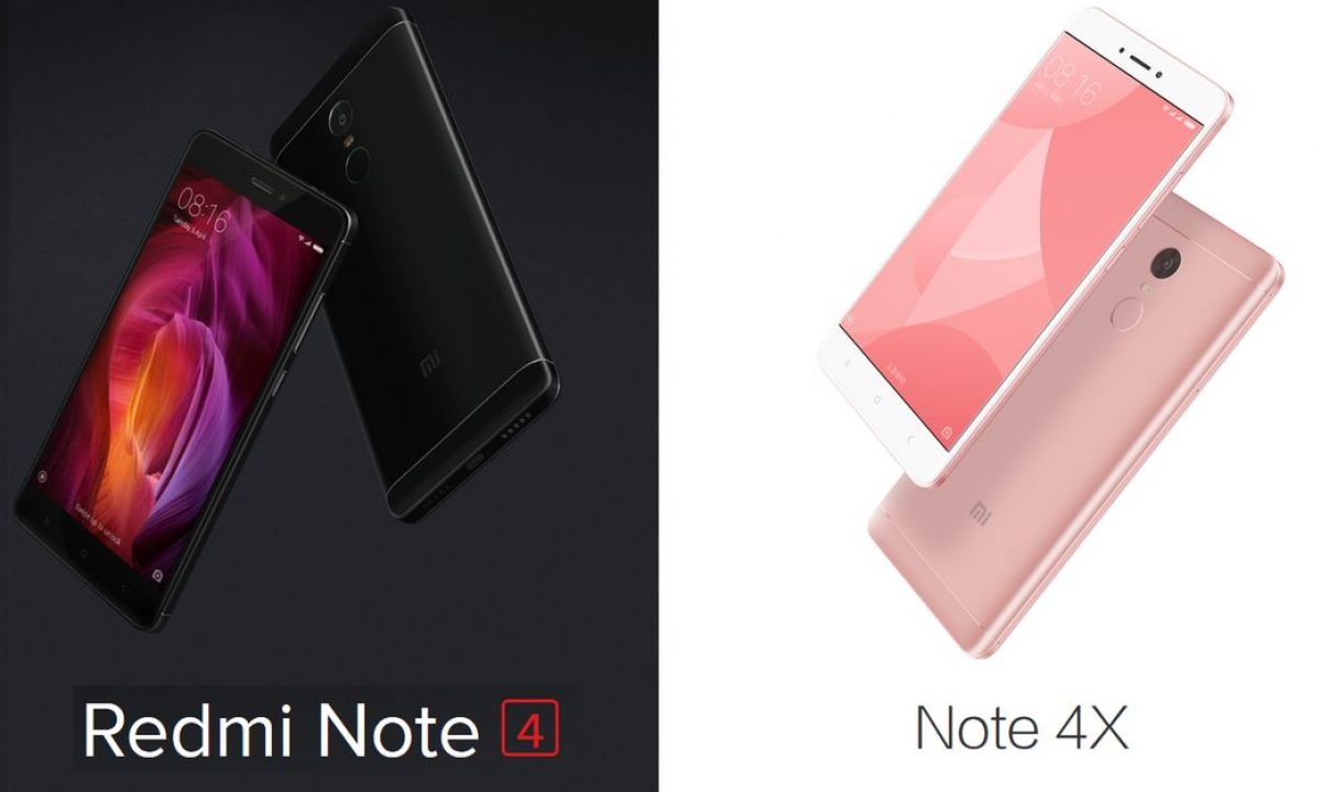 Gambar Atas Xiaomi Redmi Note 4 Dan 4x - KibrisPDR