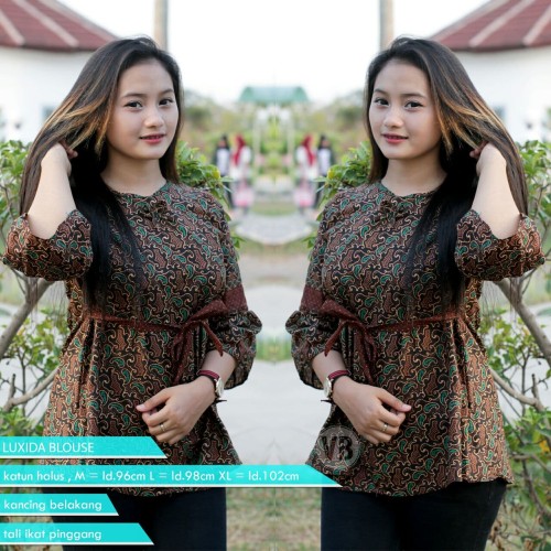 Detail Gambar Atasan Batik Wanita Nomer 46