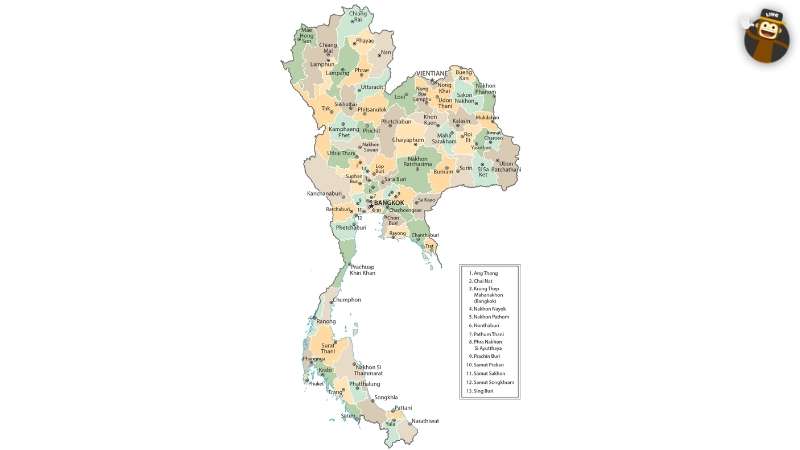 Detail Thailand Karte Nomer 10