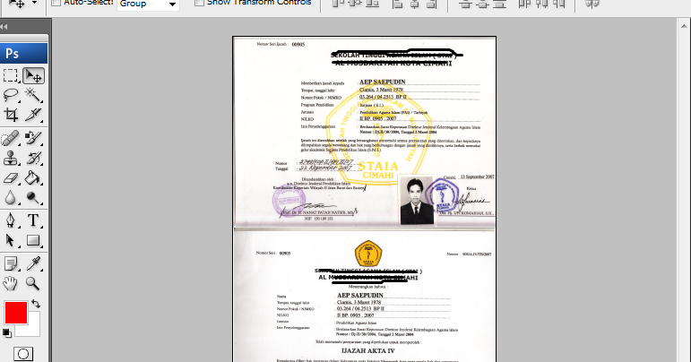 Detail Cara Edit Ijazah Pakai Photoshop Nomer 18