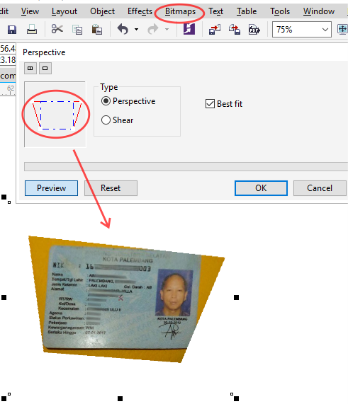 Detail Cara Edit Ktp Dengan Coreldraw Nomer 11