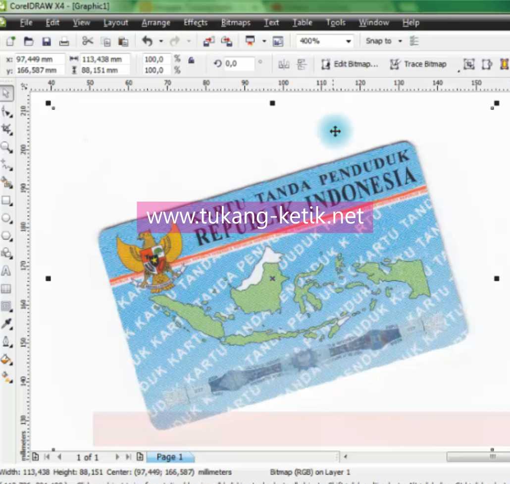 Detail Cara Edit Ktp Dengan Coreldraw Nomer 15