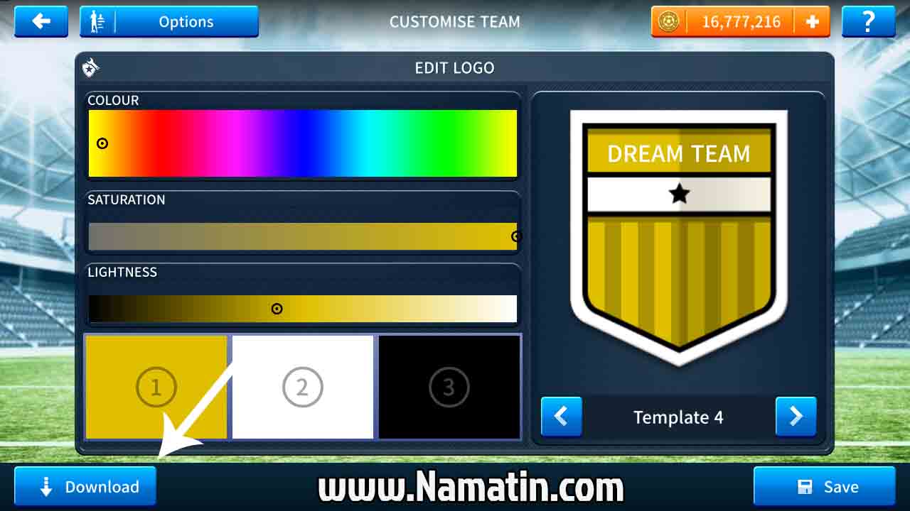 Detail Cara Edit Logo Dream League Soccer Nomer 8