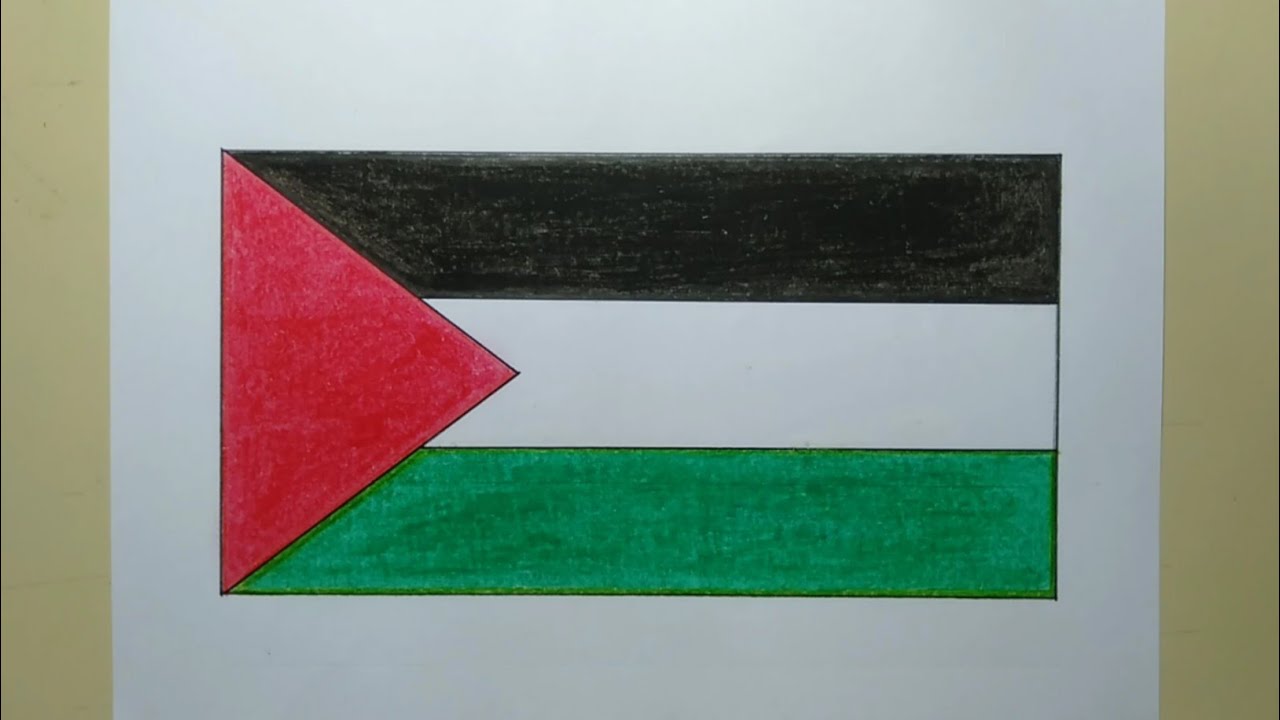 Detail Cara Gambar Bendera Palestina Nomer 2