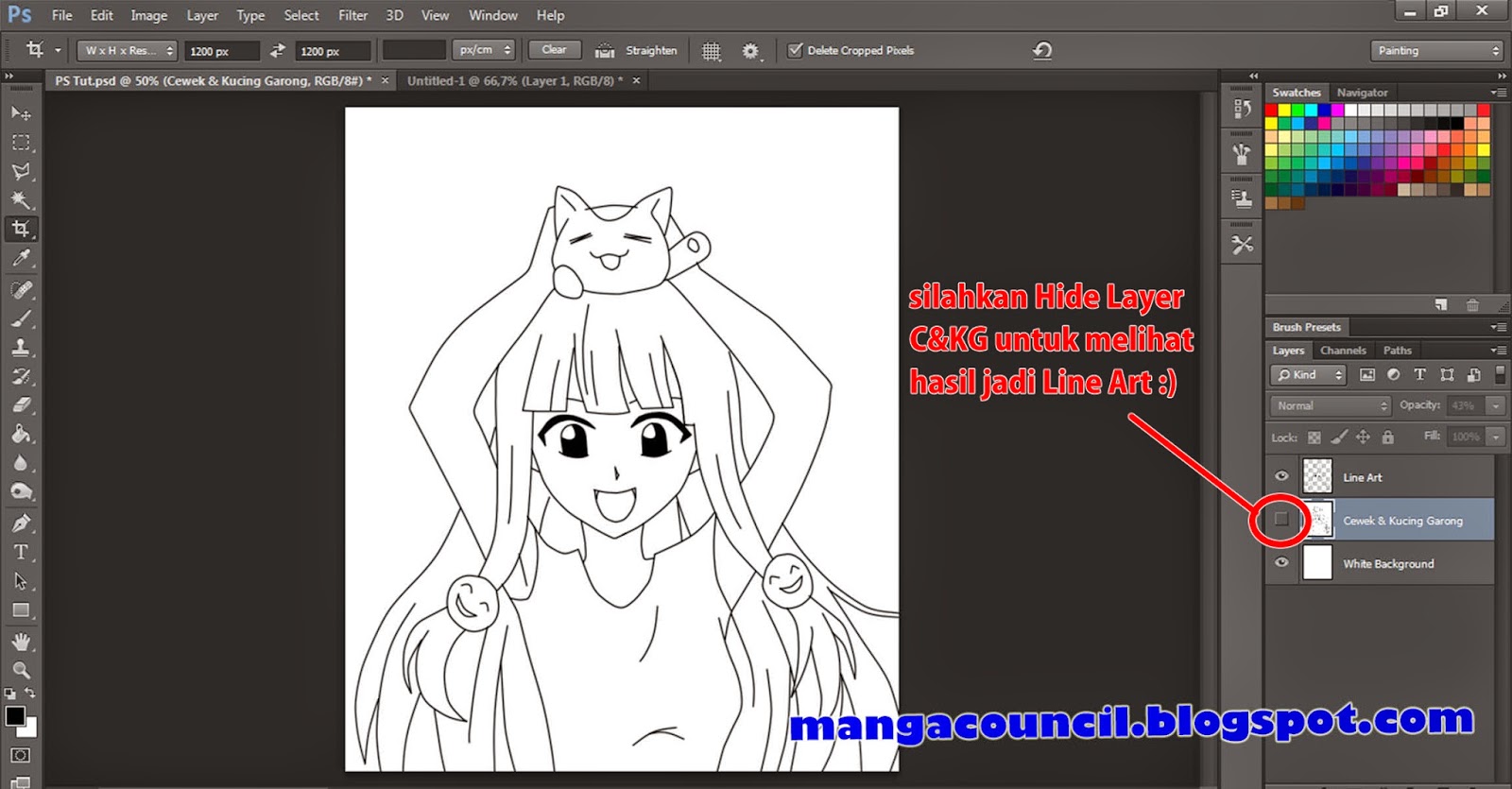 Detail Cara Membuat Anime Di Photoshop Cs6 Nomer 2