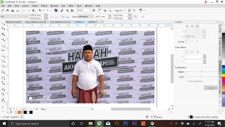 Detail Cara Membuat Background Di Corel Nomer 17