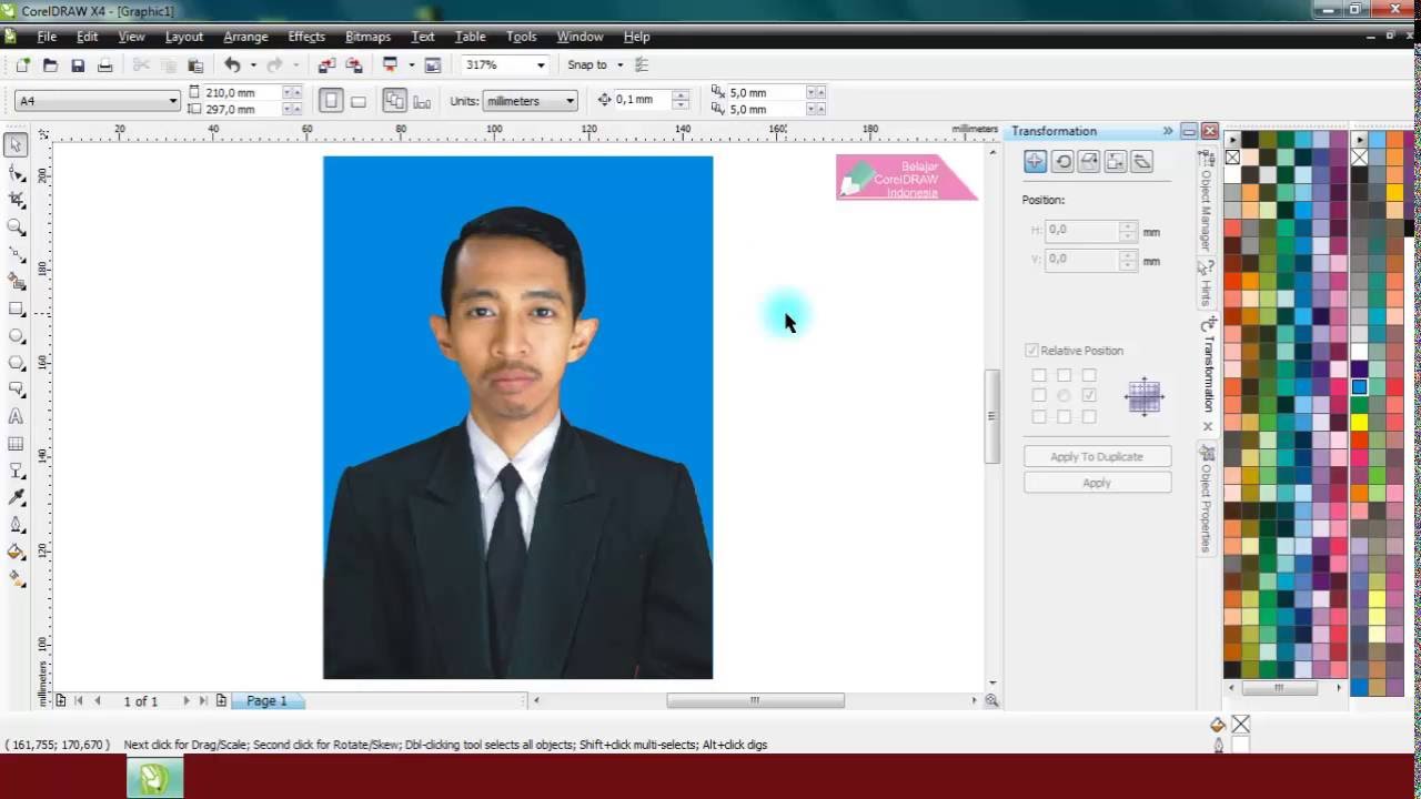 Detail Cara Membuat Background Di Corel Nomer 7