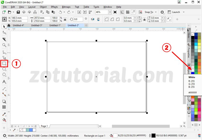 Detail Cara Membuat Background Di Corel Draw X5 Nomer 47