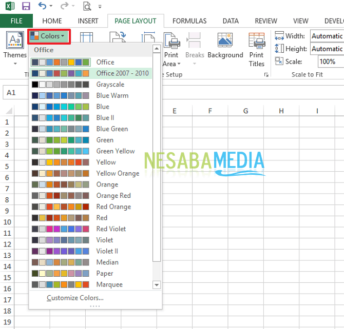 Detail Cara Membuat Background Di Excel 2007 Nomer 20