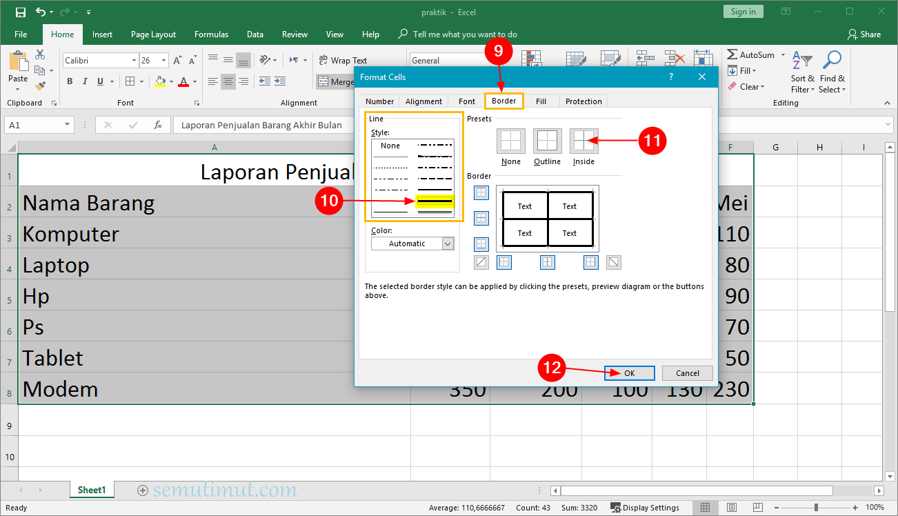 Detail Cara Membuat Background Di Excel 2007 Nomer 21