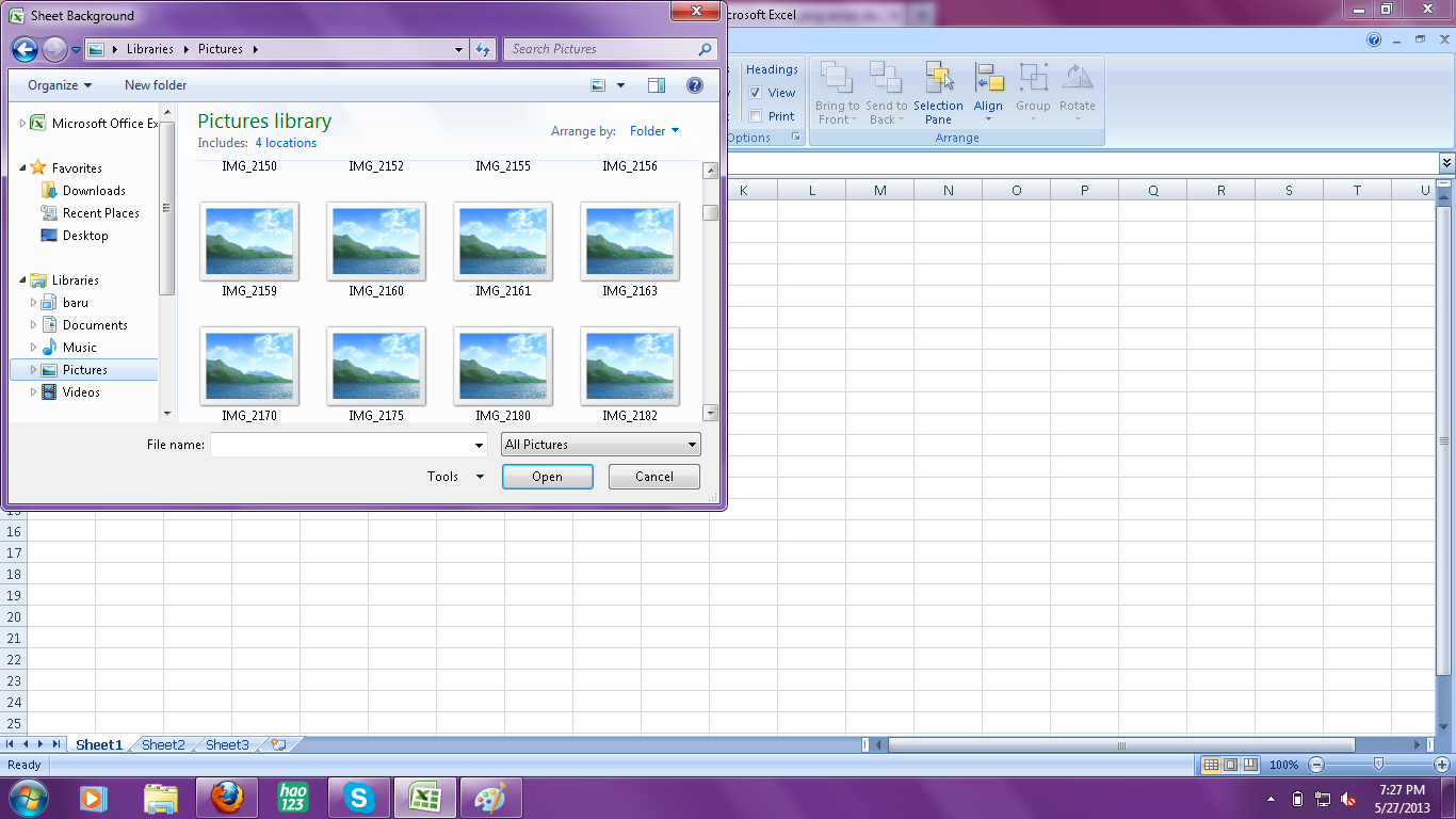 Detail Cara Membuat Background Di Excel 2007 Nomer 26