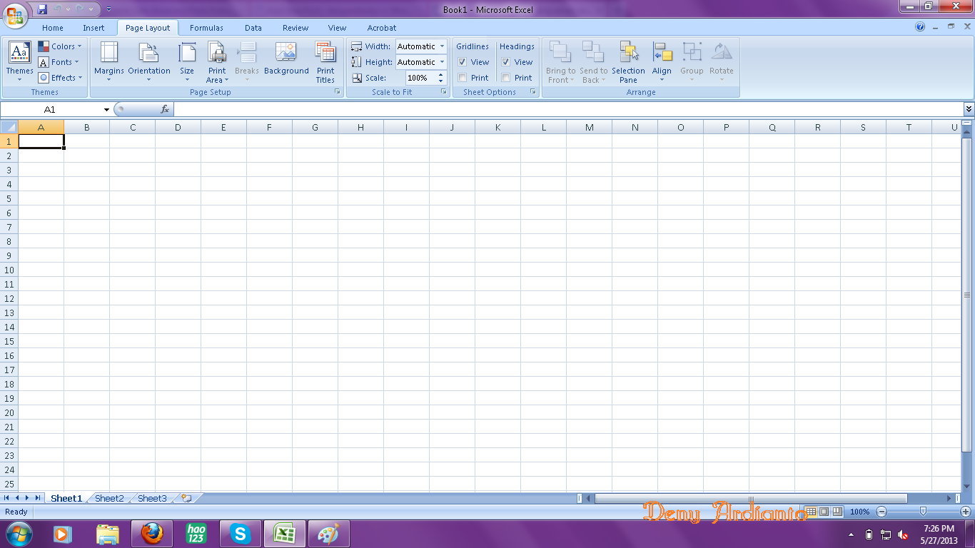 Detail Cara Membuat Background Di Excel 2007 Nomer 27