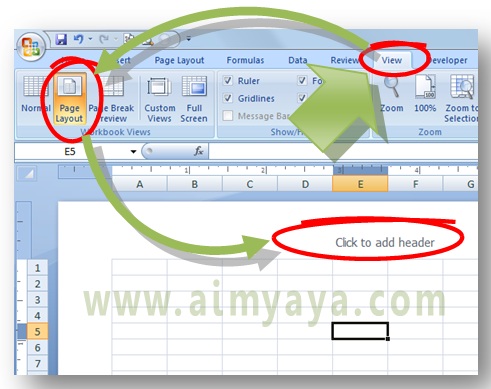 Detail Cara Membuat Background Di Excel 2007 Nomer 49