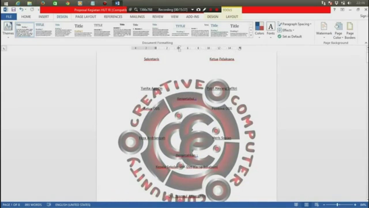 Detail Cara Membuat Background Di Word 2016 Nomer 13