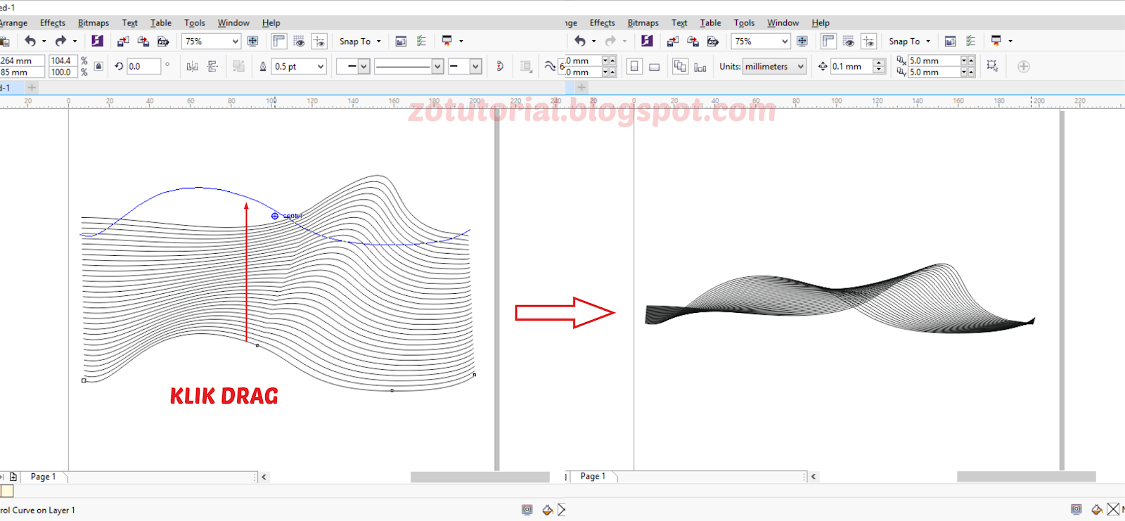 Detail Cara Membuat Background Garis Di Coreldraw Nomer 24