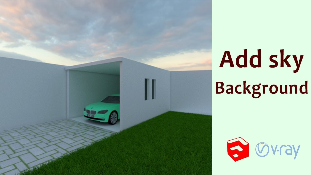 Cara Membuat Background Langit Di Sketchup - KibrisPDR