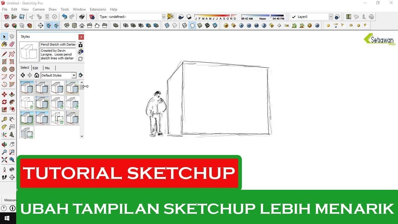 Detail Cara Membuat Background Sketchup Nomer 2
