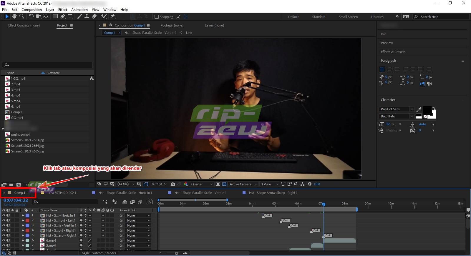 Detail Cara Membuat Background Transparan Di After Effect Nomer 19