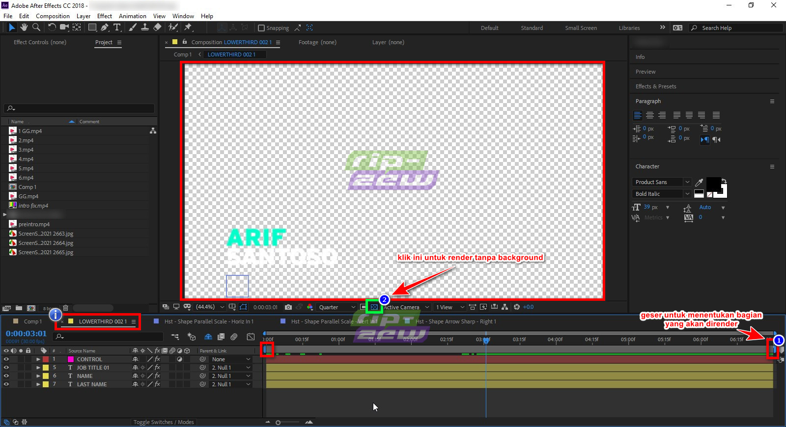 Detail Cara Membuat Background Transparan Di After Effect Nomer 22