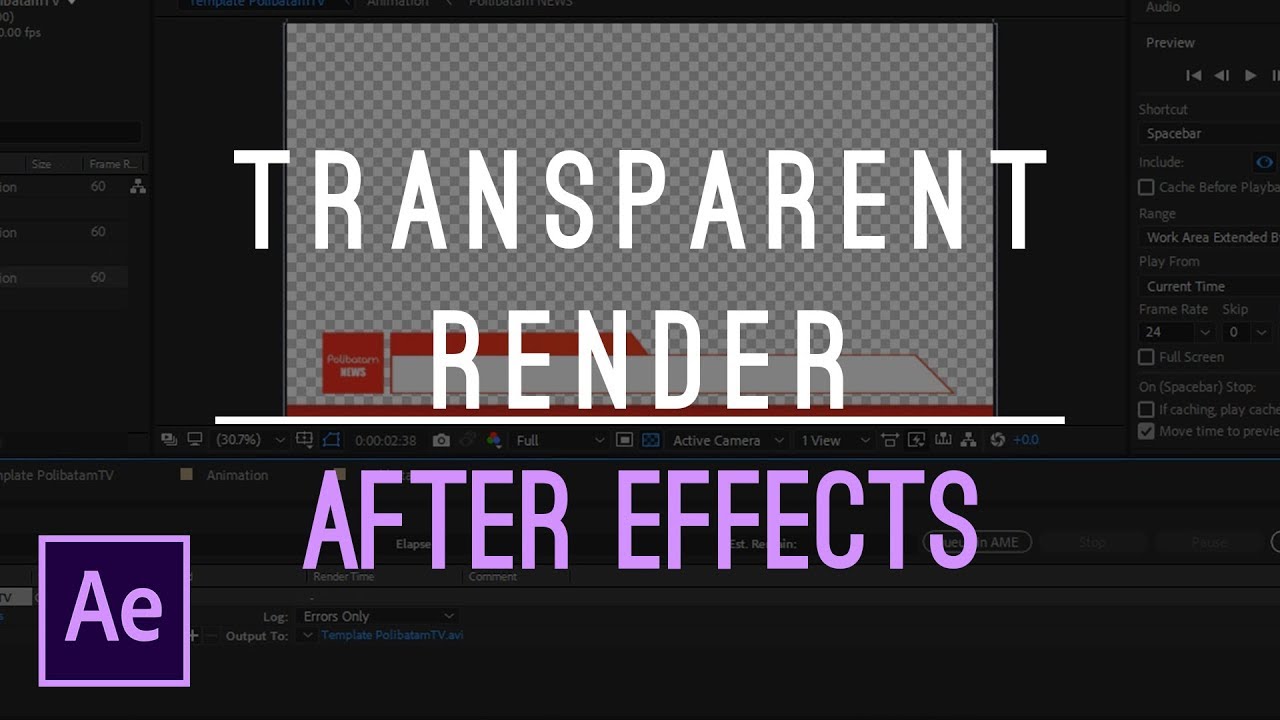 Detail Cara Membuat Background Transparan Di After Effect Nomer 8