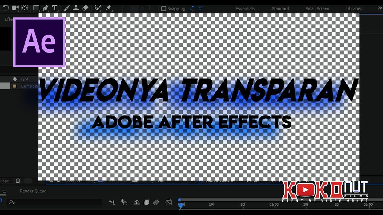 Detail Cara Membuat Background Transparan Di After Effect Nomer 9