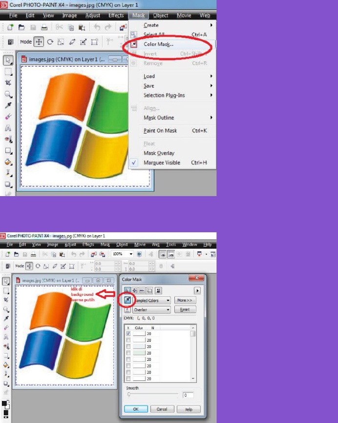 Detail Cara Membuat Background Transparan Di Corel Draw X3 Nomer 37