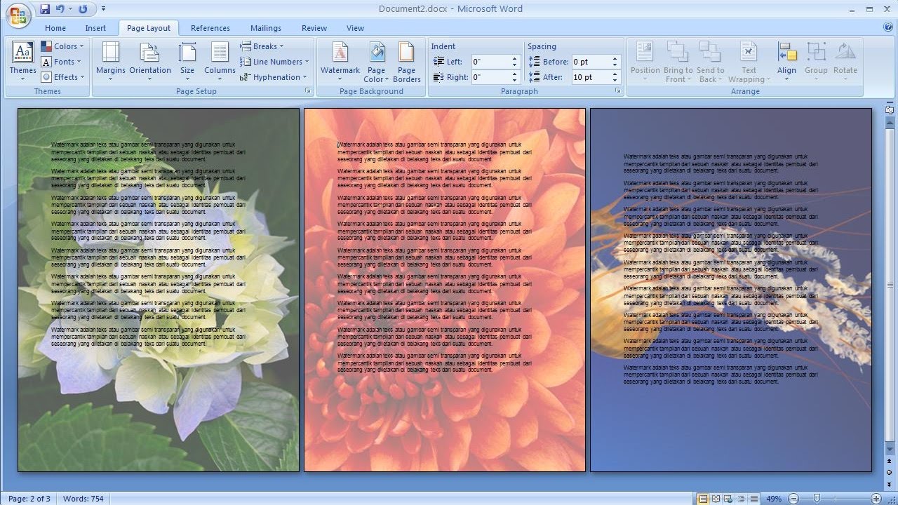 Detail Cara Membuat Background Transparan Di Word 2010 Nomer 18