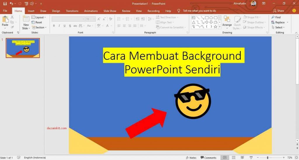 Detail Cara Membuat Baground Ppt Nomer 12